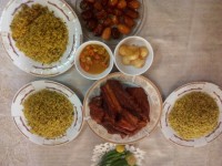 بفرمائید ناهار سبزی پلو ماهی