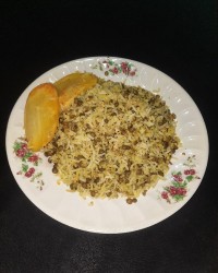 عدس پلوی مغان