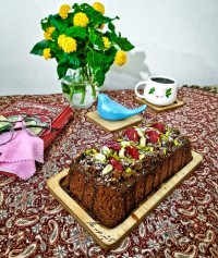 کیک شکلات و نارگیل