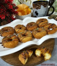 دونات بدون خمیر مایه