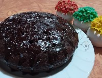 کیک شکلاتی قابلمه ای