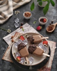 بستنی موز و نسکافه