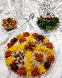عدس پلوی خوشمزه