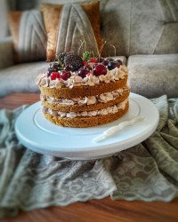 کیک شیفون نسکافه ای