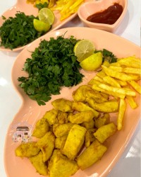 سینه مرغ با سس پیازچه