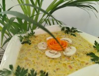 سوپ قارچ و مرغ