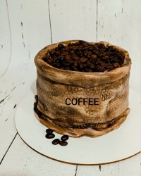 کیک کیسه ی قهوه