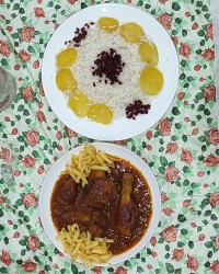 مرغ مجلسی متفاوت(مخصوص زرشک پلو وباقالی پلو)