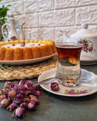 کیک هل وگلاب