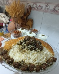 ته‌چین سبزی
#استان_گلستان
