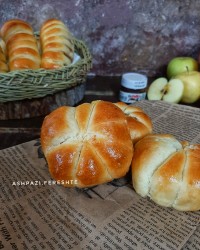 نان با مغز سیب و دارچین