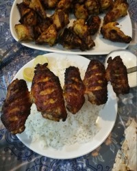 کباب مرغ و سماق با سس مخصوص