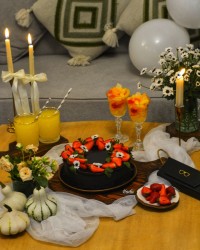 کیک شکلاتی کافه ای