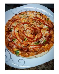 پیتزا وسالادماکارونی