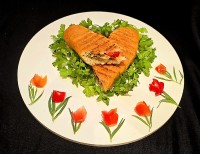 پنینی مرغ و قارچ