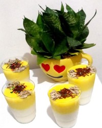 فرنی دو رنگ