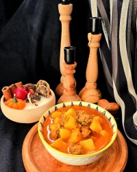 خوراک کله گنجشکی با مرغ