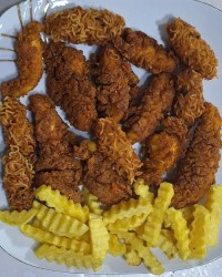 سیب زمینی نودلی