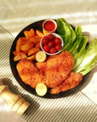 شنیسل مرغ متفاوت