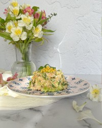 سالاد کامل مرغ