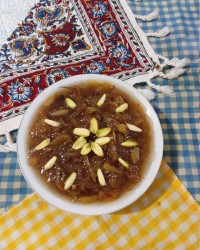 مربای پوست پسته وخلال پسته