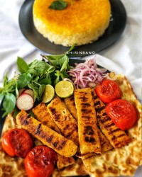 **کباب تابه ای بوقلمون**