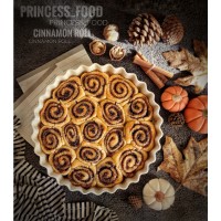 رول دارچینی فوری بدون تخم مرغ