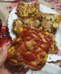 پیتزا نان تست 
ورق بزن عزیزم 
