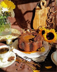 کیک قهوه شکلاتی