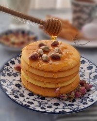 پنکیک زعفرانی