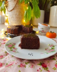 کیک خیس شکلاتی