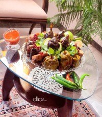 دلمه رنگارنگ سبزیجات