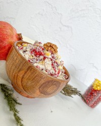 سالاد پاییزی (انار و مرغ)