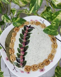 تزیین ماست و خیار با ماست خونگی