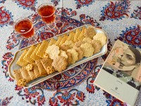 بیسکوییت ساده و دارچینی