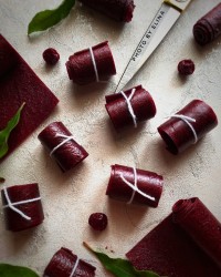 لواشک آلو وآلبالو