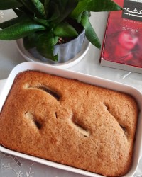 کیک موز و گردو کافی شاپی