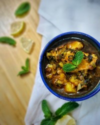 سوپ مرغ وسبزیجات 