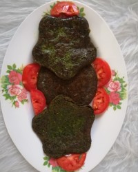 کوکوی سبزی عکس از تمام مراحل.