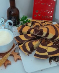 کیک زبرا تجربه اولم عالی شد