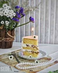 کیک شیفون پنبه ای
