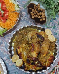 مرغ کاراملی