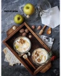 Apple and cinnamon dessert...♡