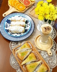 #باقلوا_با_خمیر_خونگی 
#شرینی_ناپلئونی_خونگی