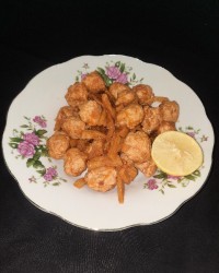 خوراک کله گنجشکی با مرغ