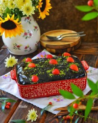 کیک شکلاتی آسان