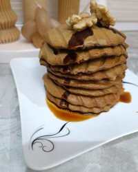 پنکیک شیره خرما