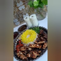 کباب گوشت و مرغ