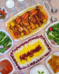 زرشک پلو با مرغ