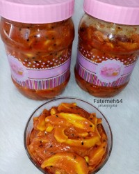 ترشی انبه با روغن زیتون خونگی
